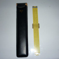 Vintage PICKETT Model N1010-ES Slide Rule Ruler in Case