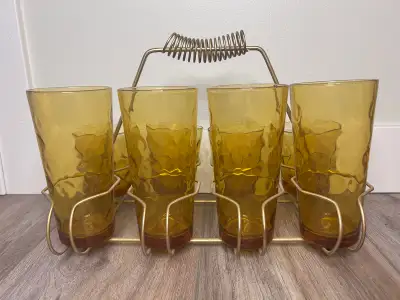 Vintage glassware set, View more
