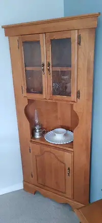 Corner cabinet, $75 OBO