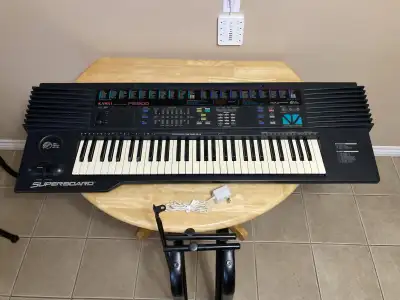 Vintage Collectible KAWAI Superboard FS800 Synthesizer w/ Stand , View more