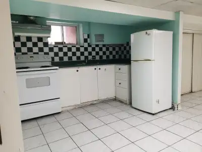 One-bedroom basement apt for rent
