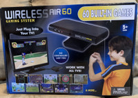 WIRELESS AIR 60 JUST PLUG INTO TV 60+ GAMES AGES 5+ SUPER COOL!!