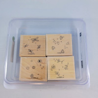 Stamp Set Stampin’ Up! Sprinkles Background Butterfly Heart Flow