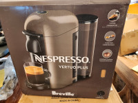 Nespresso BNV420IBL VertuoPlus Espresso Machine by Breville, Ink