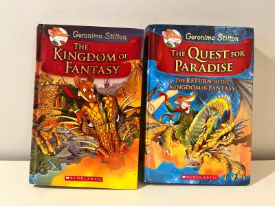 Hardcover Geronimo Stilton Books Lot of 2, View more