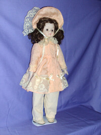 Porcelain Doll in Peach