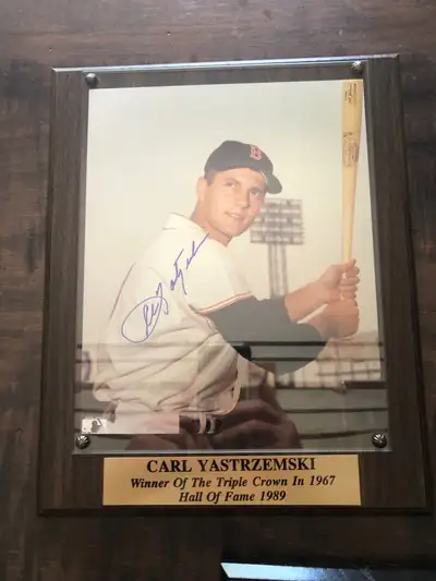 Carl Yastremski signed picture, View more