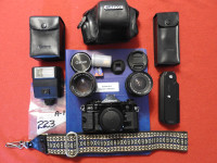 Canon A-1 35mm SLR FILM cameras - Professionally Serviced