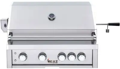 HEAT Grills 32 Inch Professional Gas Grill with 4 Burners, Infrared Burner (Propane) Model # HTGR324...