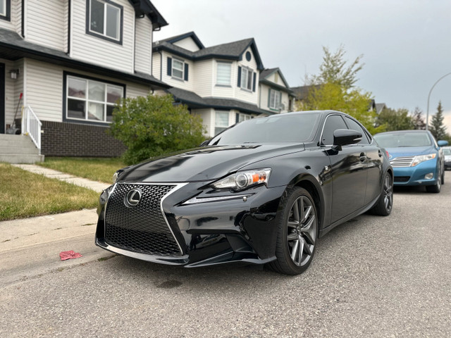 2015 LEXUS IS250 F SPORT AWD RED INTERIOR in Cars & Trucks in Calgary