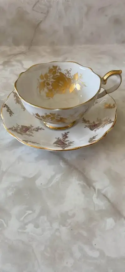 Old Foley James Kent Ltd tea cup and saucer, View more