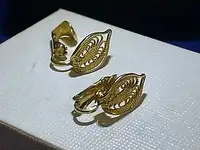 Vintage and Unique - Gold Earrings