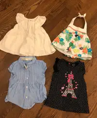 6-9 mois- tops habillés bébé fille- Baby girl 