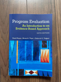 Program Evaluation Textbook