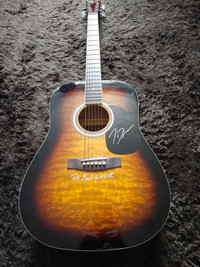 Gord Downie Autographed Guitar