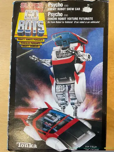Tonka Super Go Bots Psycho Enemy Robot Show Car, View more
