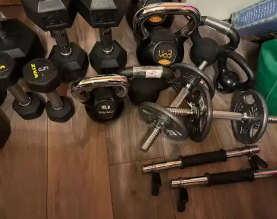 Hex Dumbbells/Kettlebells/Weights, View more