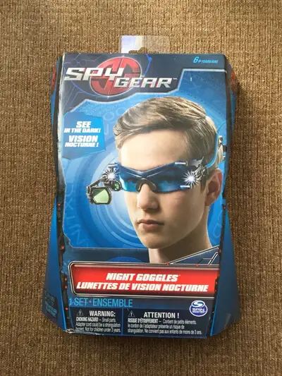Product Details Snoop through rooms with ease, using Spy Gear's Night Goggles. These tactile glasses...