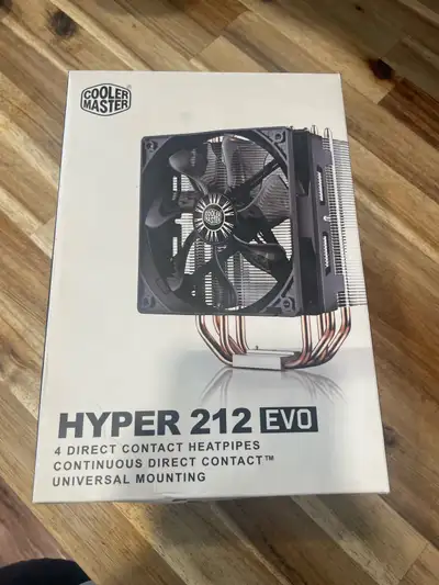 hyper 212 evo CPU cooler, View more