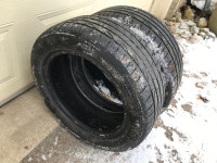 Set of two all season tires: 205/55/16 - Good condition.