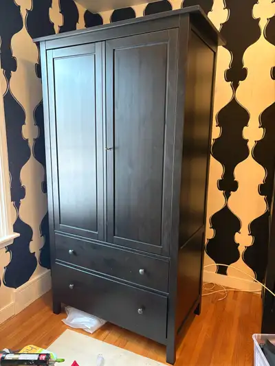 IkEA HEMNES wardrobe (x2) and HEMNES bookshelf, View more