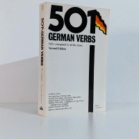 501 German Verbs Paperback Book