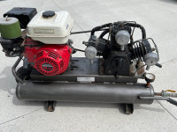 9HP Honda Powered 3 cylinder Comairco air compressor 