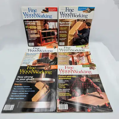 Tauton’s Fine Woodworking Magazine Lot February April June August October December 2007 Lot Of 6 Rea...