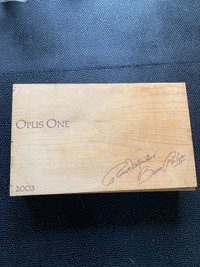 OPUS ONE Wooden Wine Crate