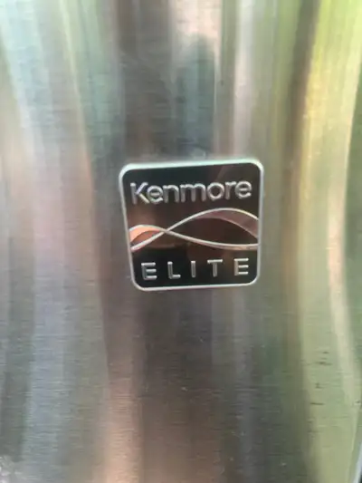 Kenmore Elite fridge doors – stainless steel (French door style), View more