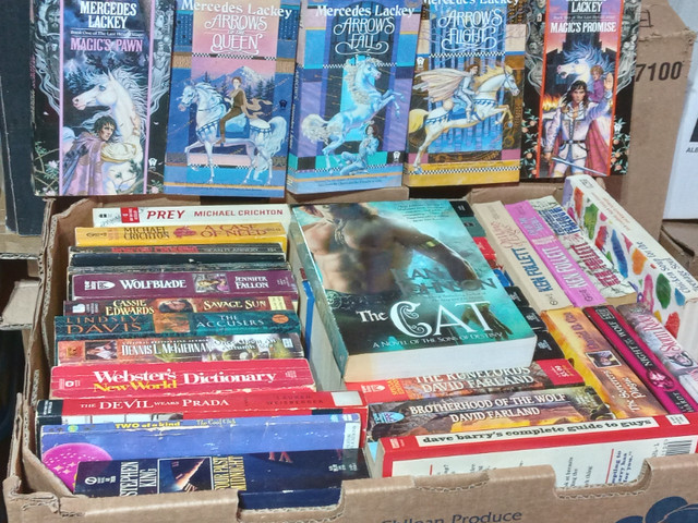 Assorted books and novels in Fiction in Cambridge
