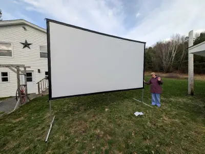 Valerion 180" Outdoor Projector Screen, View more
