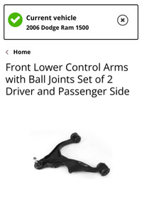 Front lower control arm (Brand New)