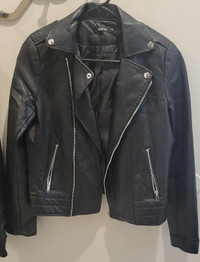 Women's faux leather jackets S/M