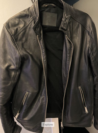 ALLSAINTS leather jacket medium