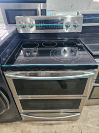 WOW! Samsung 30" Stainless Steel Electric Ceramic Top Stove Oven