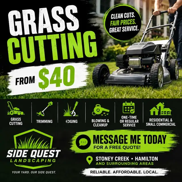  GRASS CUTTING – STONEY CREEK & HAMILTON 