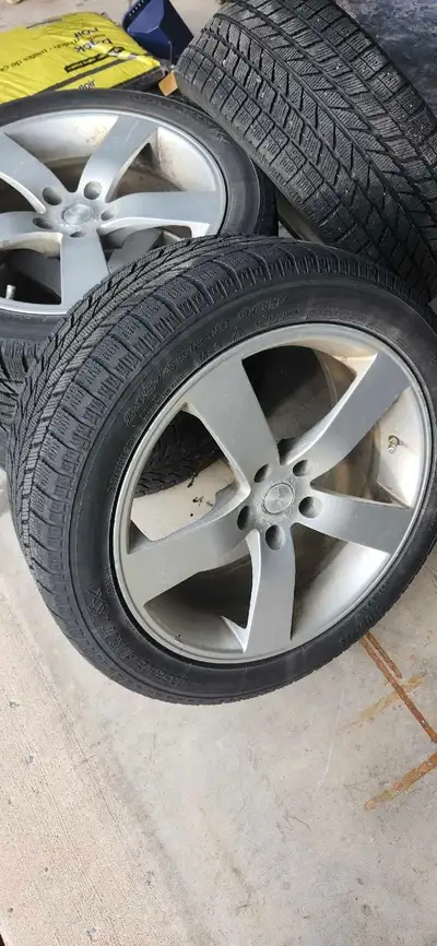 Tires off of a 2012 Nissan Maxima, will fit other vehicles. Two tires have more tread than the other...