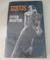 EQUUS by Peter Shaffer Vintage 1973 hardcover book library copy