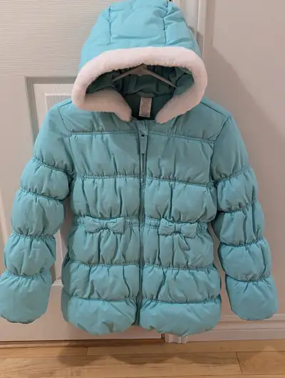 Girls Bow Puffer Jacket - Gymboree - size 12, View more