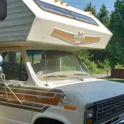 1983 Ford Econoline class C motor home. 24 feet. BC registered and insured motorhome. Runs well, 460...