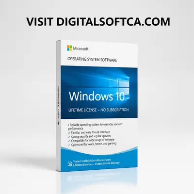 Windows 10 Lifetime License Canadian Version Official Full, View more