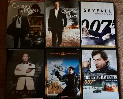 Lot of James Bond 007 DVD Collection. $15 for ALL, View more