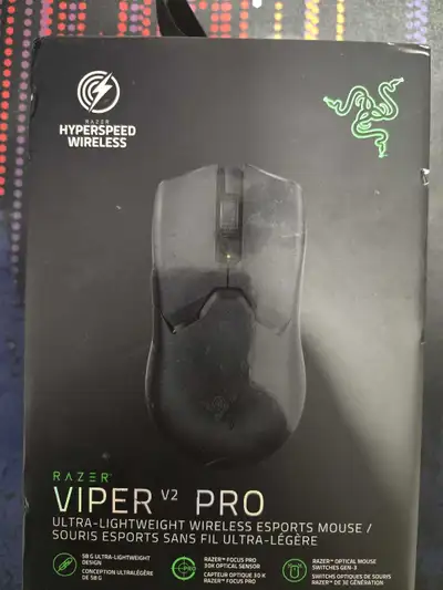 Razer Viper V2 pro wireless mouse, View more