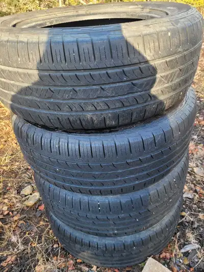 M & S...4 Tires with lots of tread,Hercules brand...located in Oakland just outside Mahone Bay