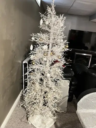 Used like a new Christmas tree with light asking $80