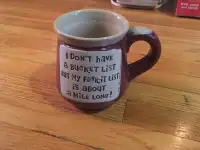 Ceramic Mug with Message