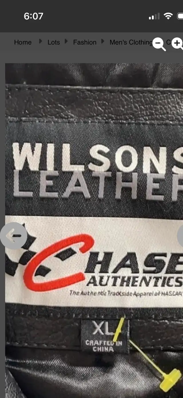 Wilsons 100% Leather Dale Earnhardt in Men's in Dartmouth - Image 4
