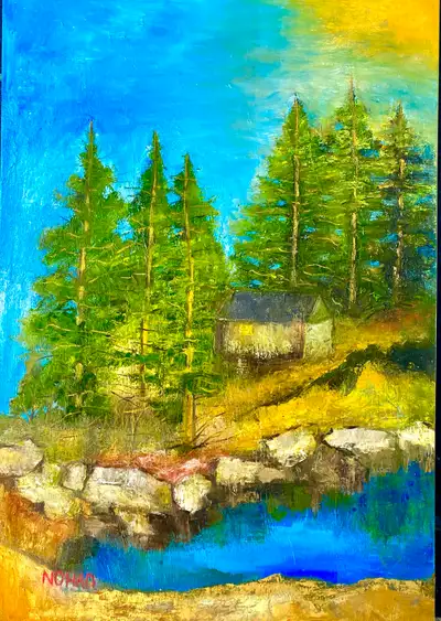 original oil painting, View more