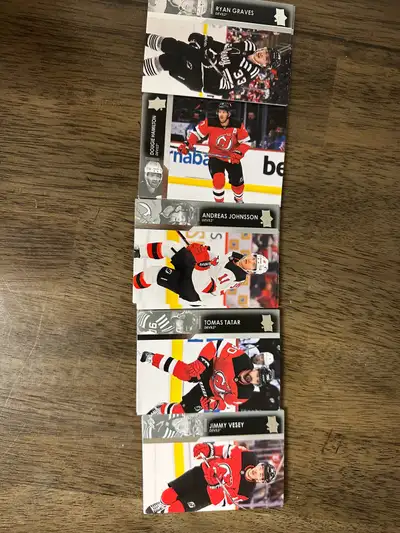 For sale are these Upper Deck hockey cards, featuring players from the New Jersey Devils. These card...